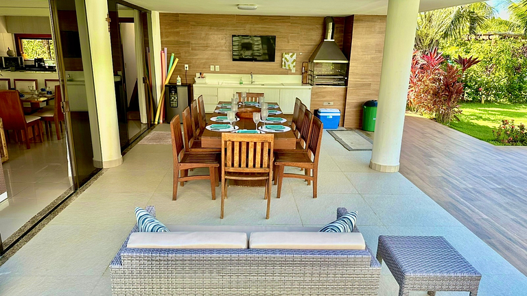 Casa Cerqueira 4 Suítes Guarajuba Cond. Frente MAR