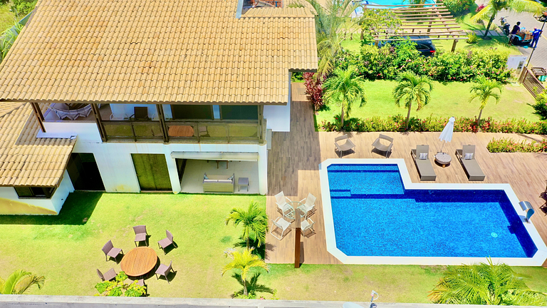 Casa Cerqueira 4 Suítes Guarajuba Cond. Frente MAR