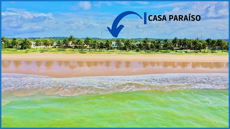 Casa Paraíso 6 Suítes Pé na Areia em Guarajuba