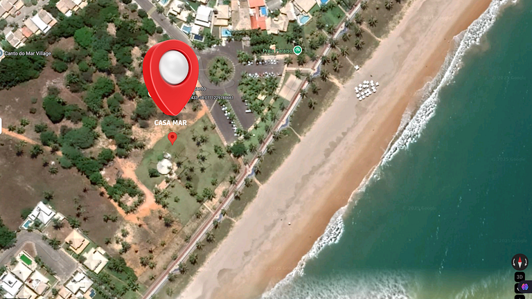 Mansão Pé na Areia em Guarajuba – 8 Suítes Luxo