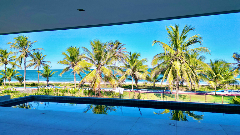 Mansão Pé na Areia em Guarajuba – 8 Suítes Luxo