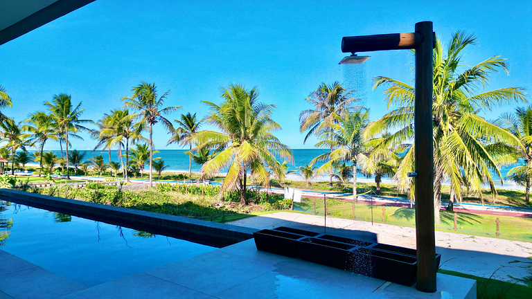 Mansão Pé na Areia em Guarajuba – 8 Suítes Luxo