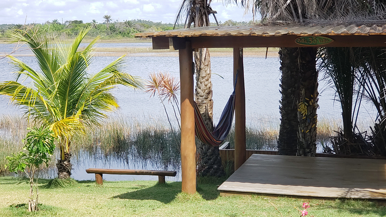 Casa Lagoa Azul em Guarajuba Próxima à Praia e Lagoa