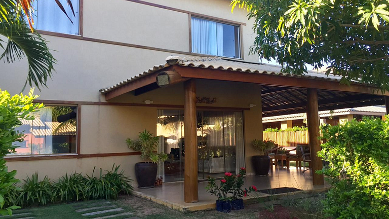 Casa Lagoa Azul em Guarajuba Próxima à Praia e Lagoa