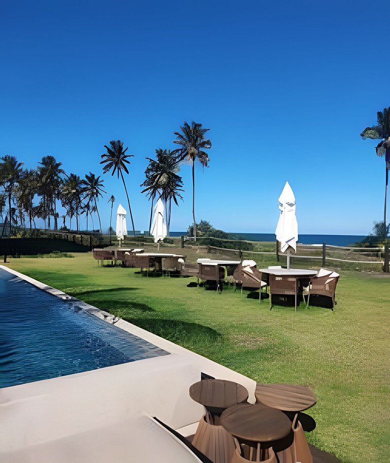 Apartamento Pé na Areia Cond Alphaville Guarajuba