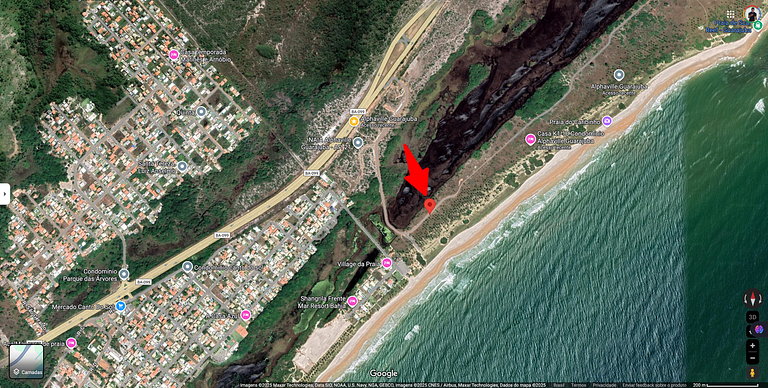 Apartamento Pé na Areia Cond Alphaville Guarajuba