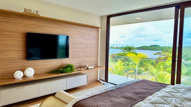 Casa Lagun – Vista Mar e Lagoa em Alphaville Guarajuba