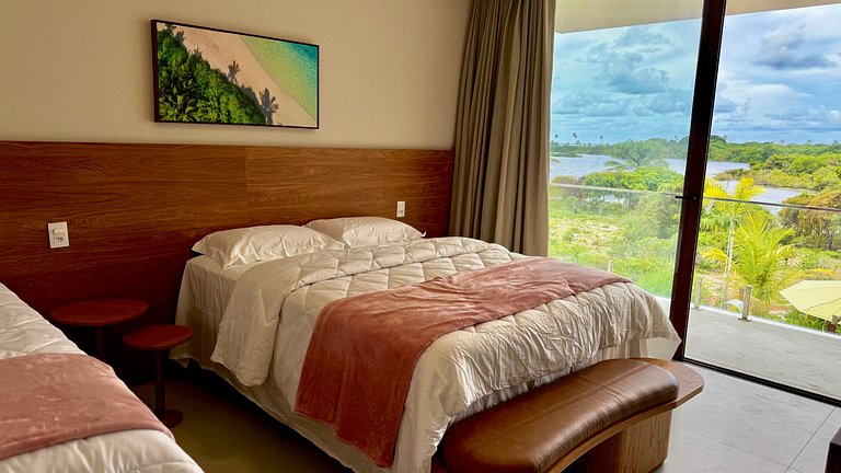 Casa Lagun – Vista Mar e Lagoa em Alphaville Guarajuba