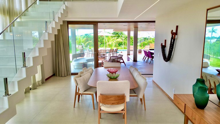 Casa Lagun – Vista Mar e Lagoa em Alphaville Guarajuba