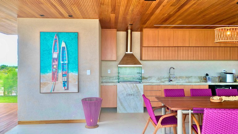 Casa Lagun – Vista Mar e Lagoa em Alphaville Guarajuba