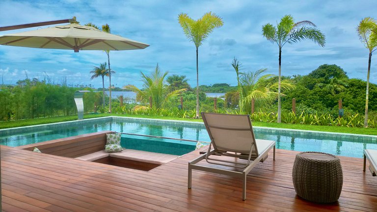 Casa Lagun – Vista Mar e Lagoa em Alphaville Guarajuba