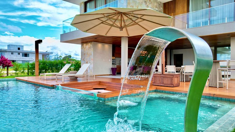 Casa Lagun – Vista Mar e Lagoa em Alphaville Guarajuba