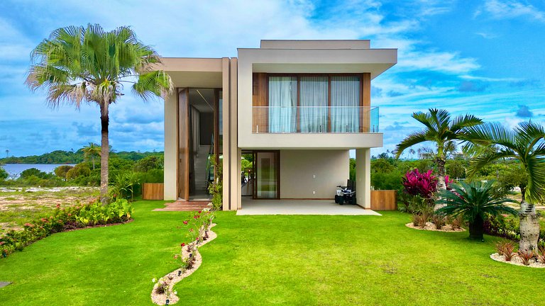 Casa Lagun – Vista Mar e Lagoa em Alphaville Guarajuba