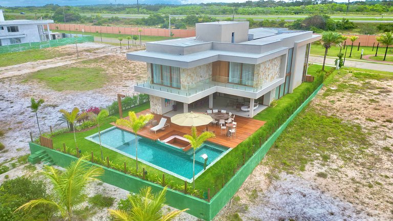 Casa Lagun – Vista Mar e Lagoa em Alphaville Guarajuba