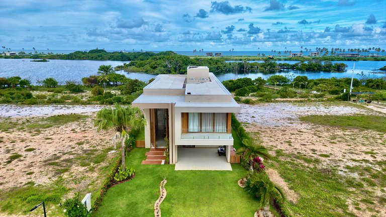 Casa Lagun – Vista Mar e Lagoa em Alphaville Guarajuba