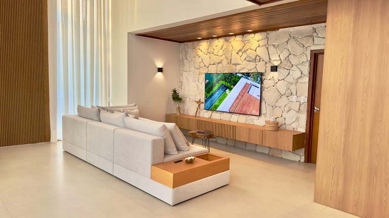 Casa no Praia Bella em Praia do Forte — 5 Suítes, Vista Mar!