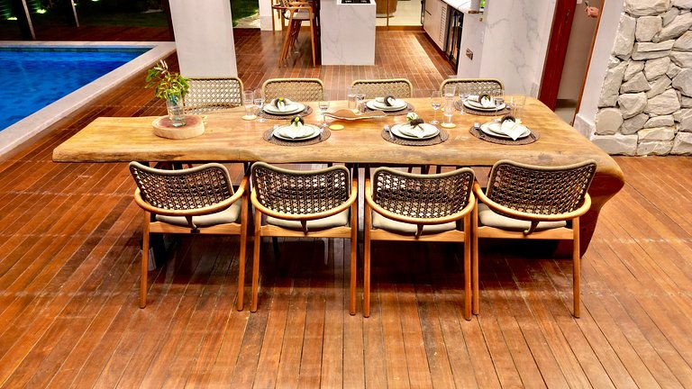 Casa no Praia Bella em Praia do Forte — 5 Suítes, Vista Mar!