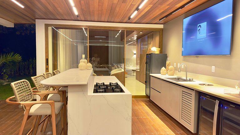 Casa no Praia Bella em Praia do Forte — 5 Suítes, Vista Mar!