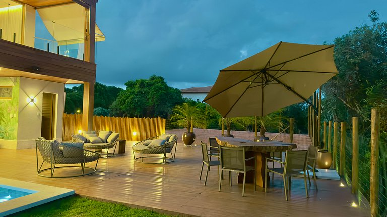 Casa no Praia Bella em Praia do Forte — 5 Suítes, Vista Mar!