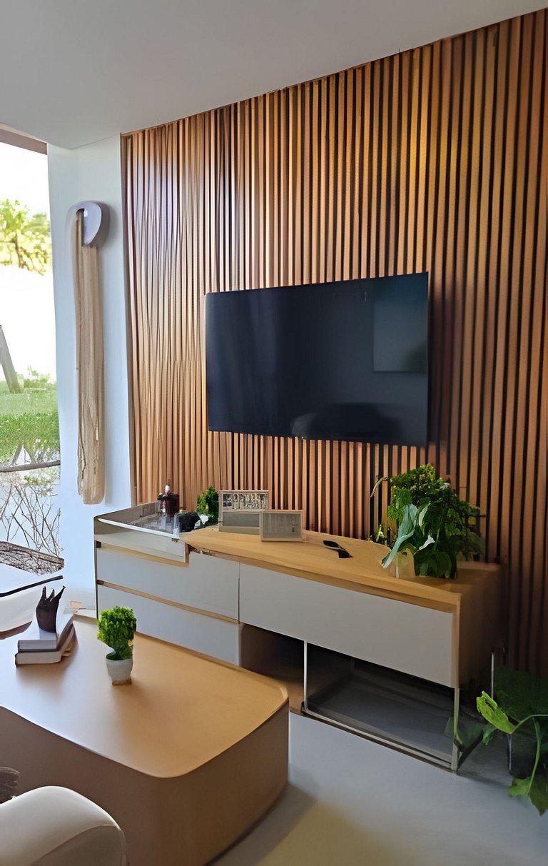 Apartamento em Guarajuba 3/4 Pé na Areia e Vista Mar