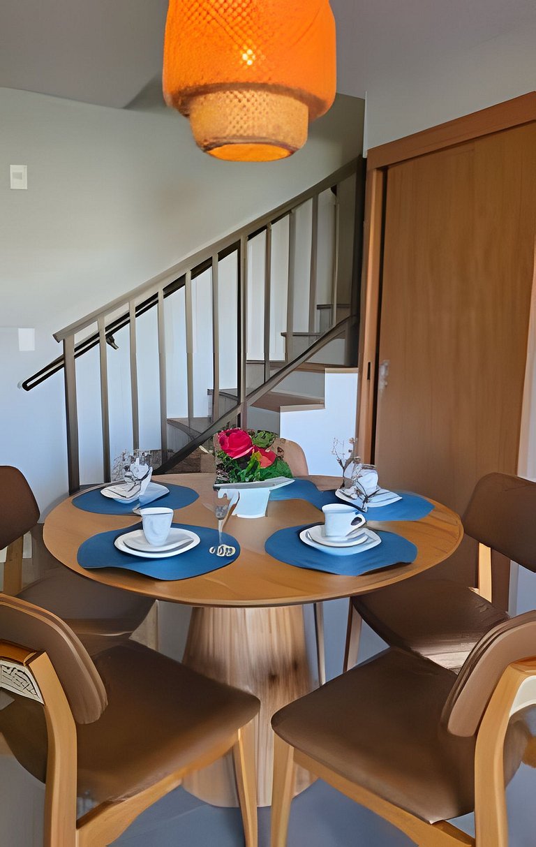 Apartamento em Guarajuba 3/4 Pé na Areia e Vista Mar