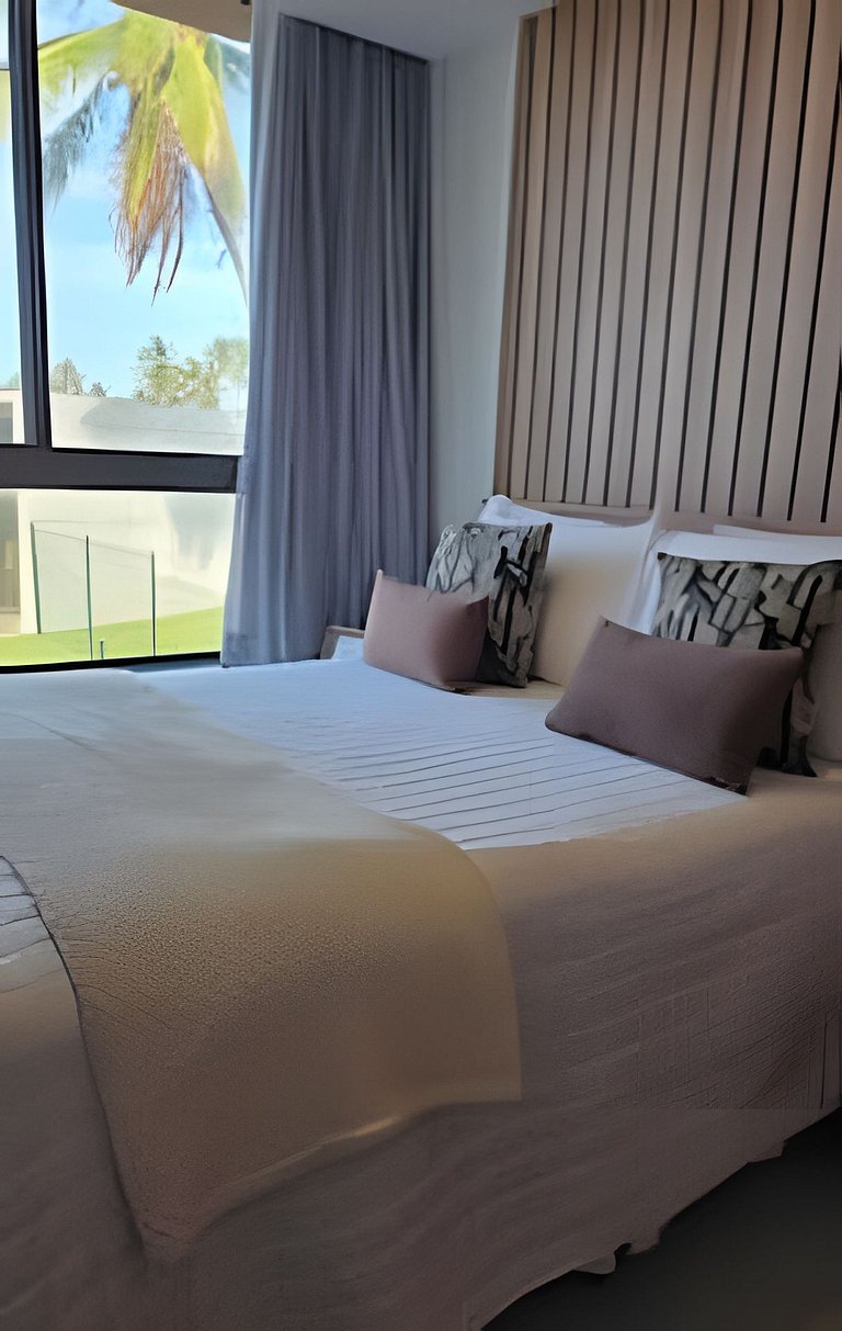 Apartamento em Guarajuba 3/4 Pé na Areia e Vista Mar