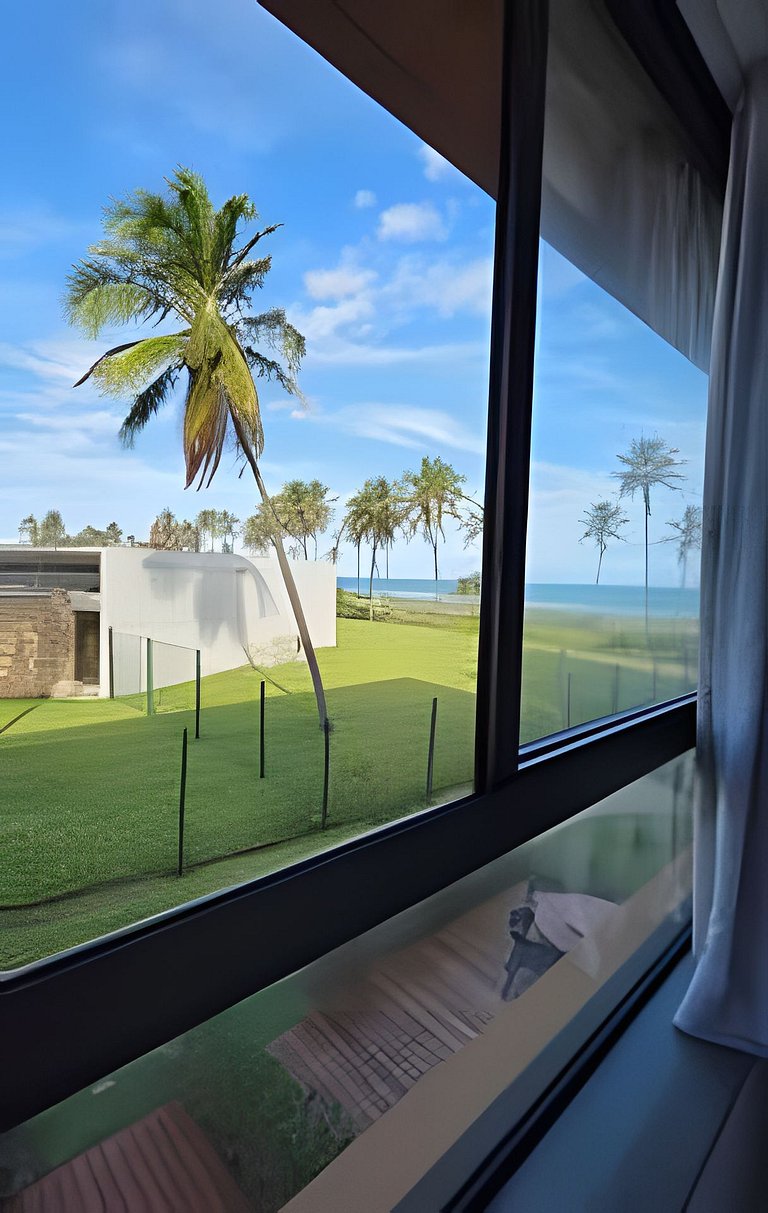 Apartamento em Guarajuba 3/4 Pé na Areia e Vista Mar
