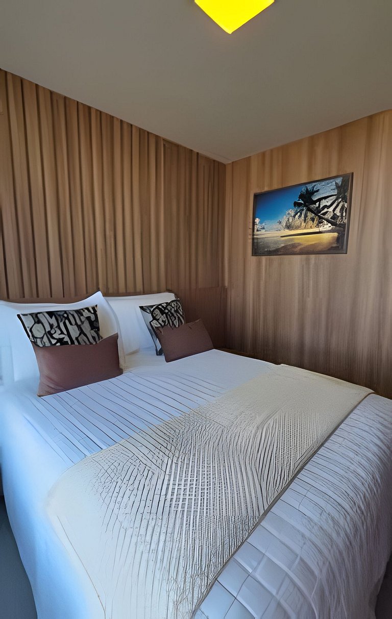 Apartamento em Guarajuba 3/4 Pé na Areia e Vista Mar