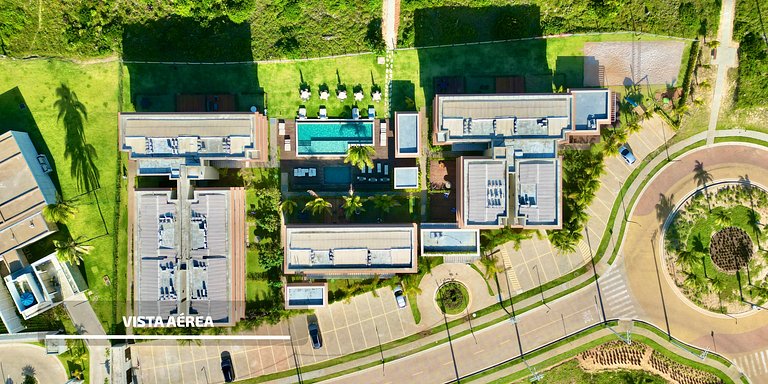 Apartamento em Guarajuba 3/4 Pé na Areia e Vista Mar