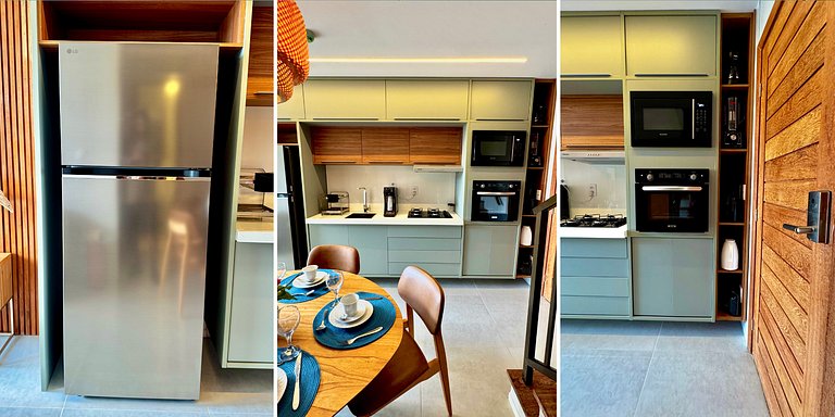 Apartamento em Guarajuba 3/4 Pé na Areia e Vista Mar