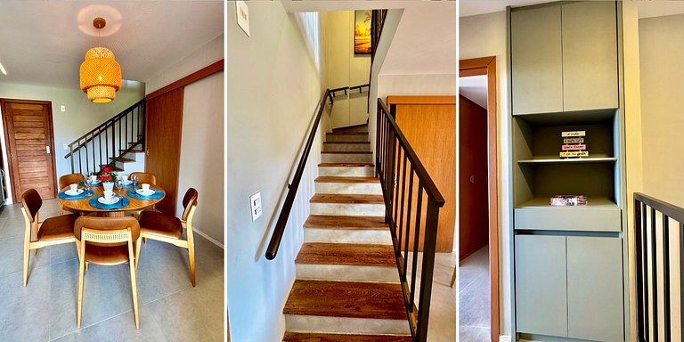 Apartamento em Guarajuba 3/4 Pé na Areia e Vista Mar