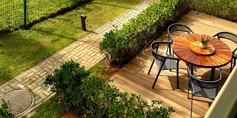 Apartamento em Guarajuba 3/4 Pé na Areia e Vista Mar