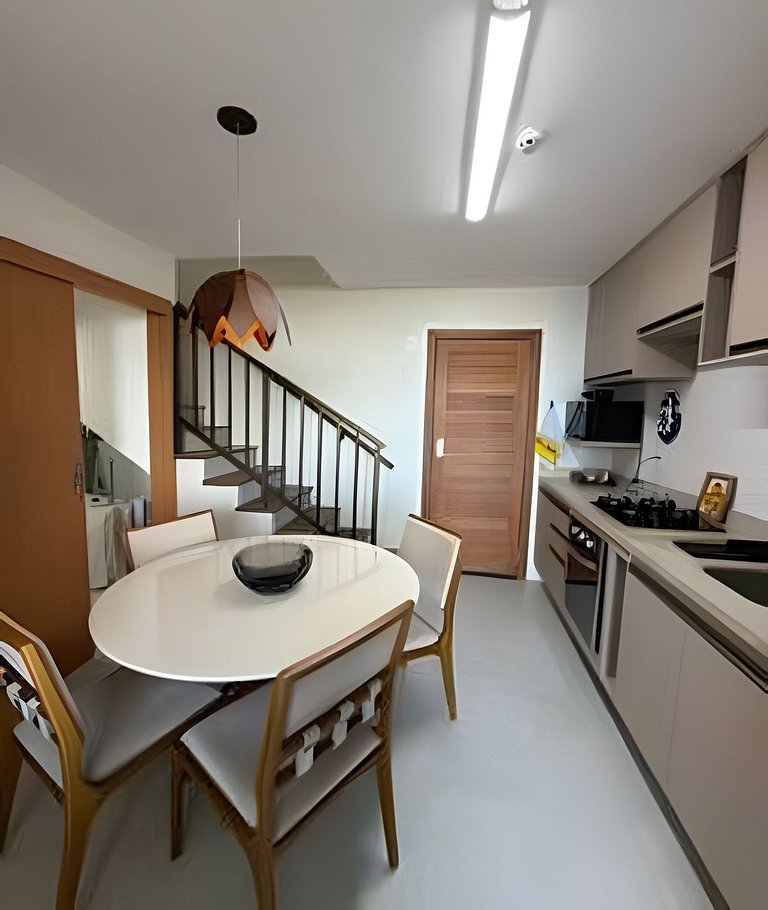 Apartamento Pé na Areia em Guarajuba Frente Mar NAIA 07
