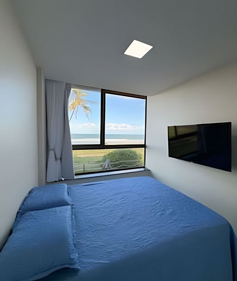 Apartamento Pé na Areia em Guarajuba Frente Mar NAIA 07