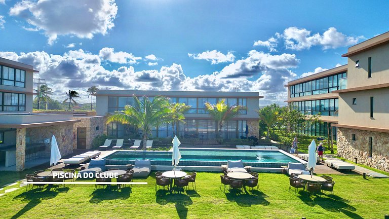 Apartamento Pé na Areia em Guarajuba Frente Mar NAIA 07