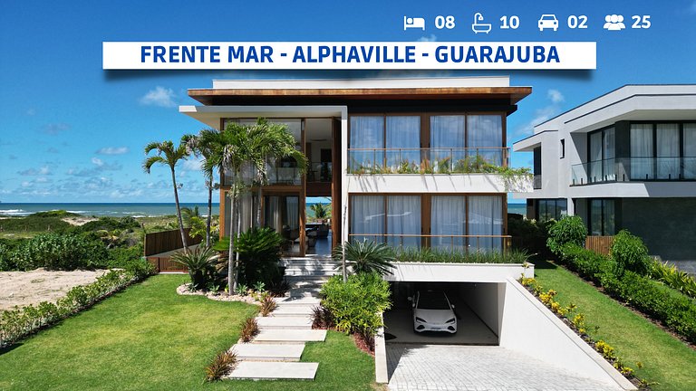 Mansão Casa Blue Frente Mar Alphaville Guarajuba