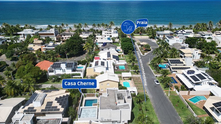 Casa Cherne Guarajuba - House 100m from the Beach