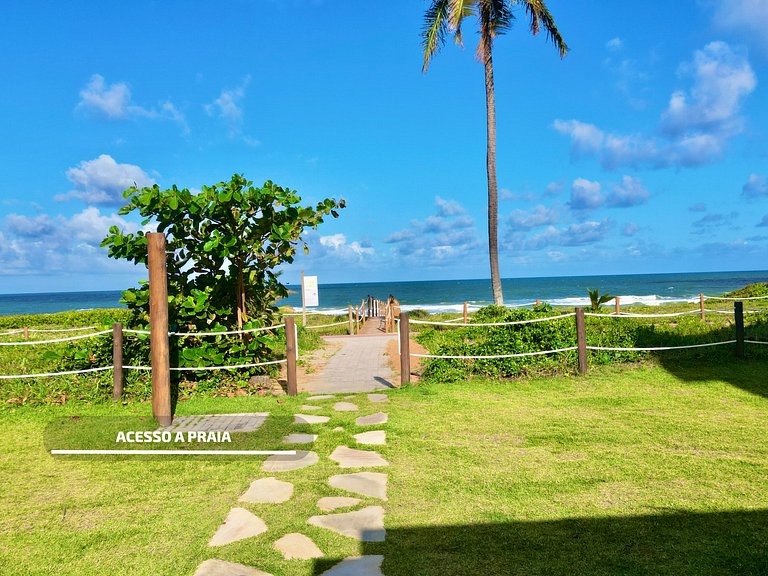 NAIA 106 Frente Mar Pé na Areia em Guarajuba